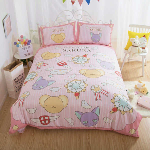 Cartoon Sakura Bedding Set JK1614