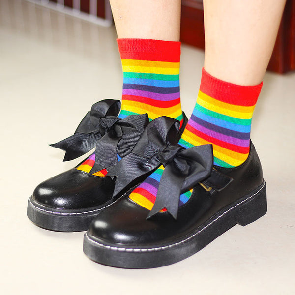 Lovely Rainbow Socks JK1943
