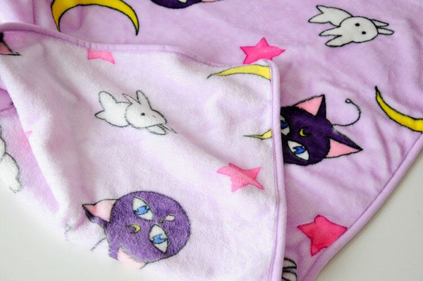 Cute Luna Blanket and Pillow Cover JK2495