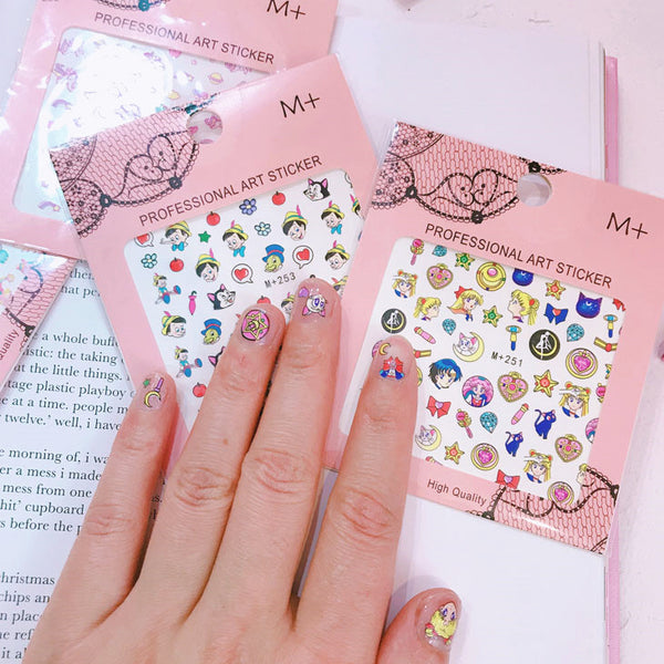 Sailormoon Luna Nail Stickers JK1141