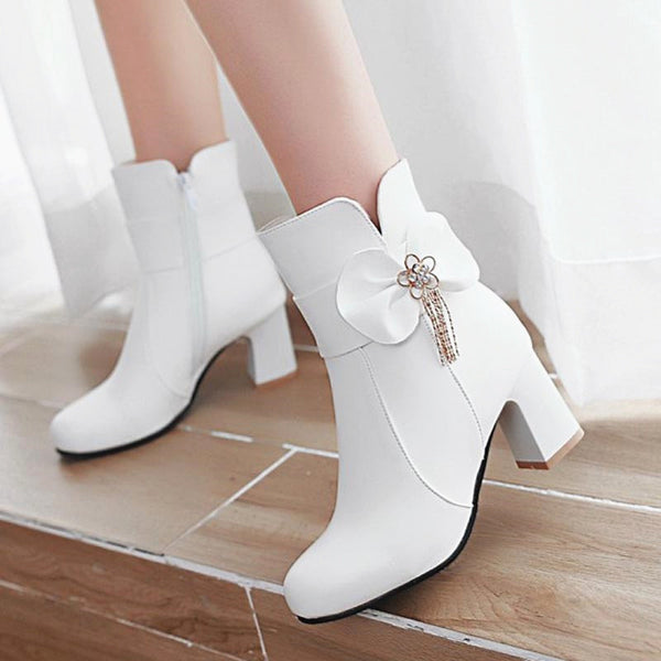 Fashion Bow Martin Boots JK1659