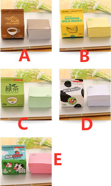 Cute Milk Sticky Note JK2206