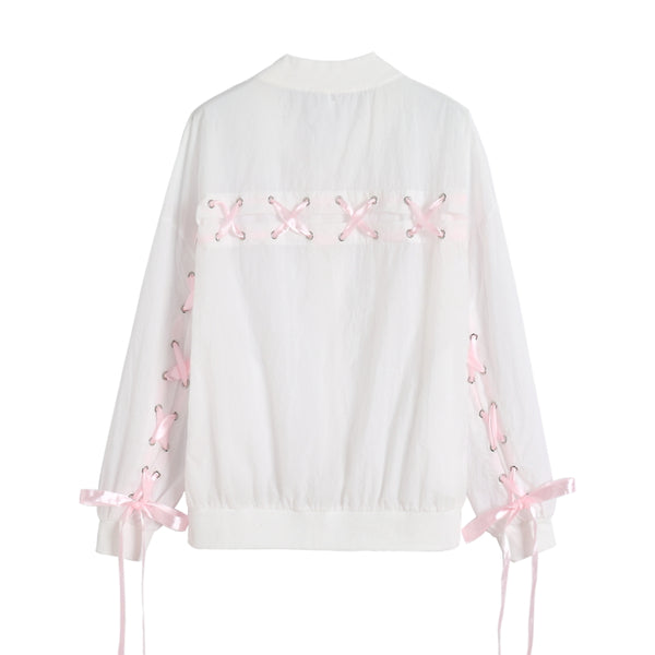 Fashion Bandage Sunproof Coat JK1451