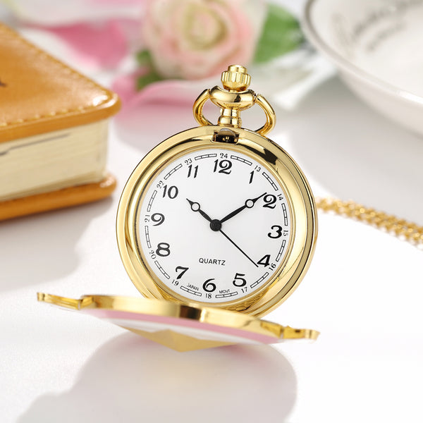 Sailormoon and Sakura Pocket Watch  JK1166