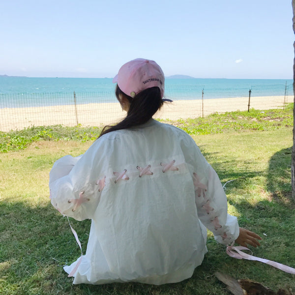 Fashion Bandage Sunproof Coat JK1451