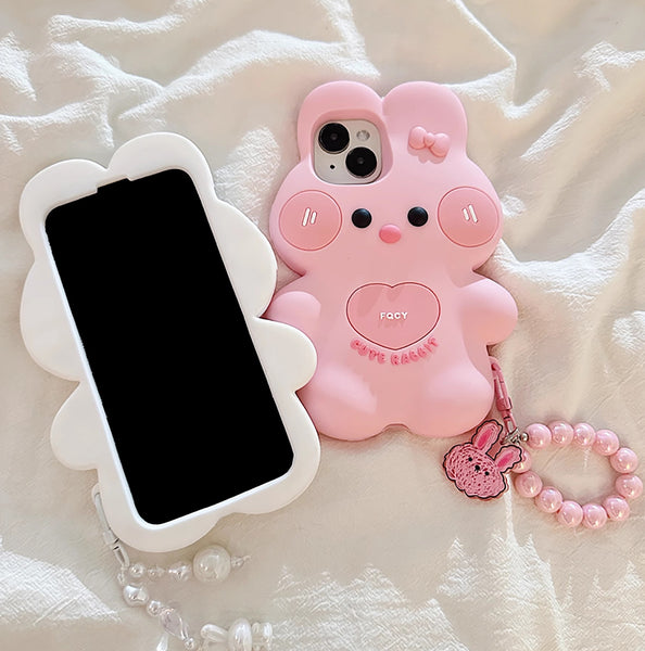 Cute Buuny Phone Case for iphone 11/11pro/11pro max/12/12pro/12pro max/12mini/13/13pro/13pro max/14/14pro/14plus/14pro max/15/15pro/15pro max JK3903