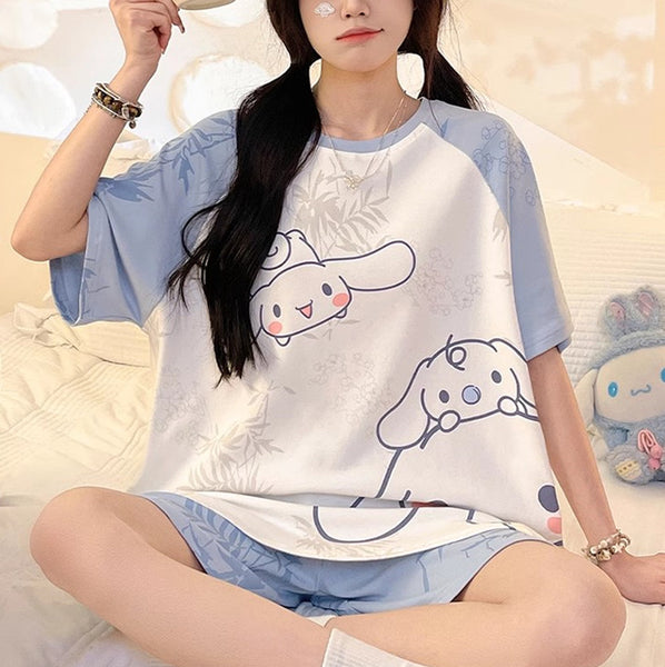 Fashion Anime Summer Pajamas Suit JK3907