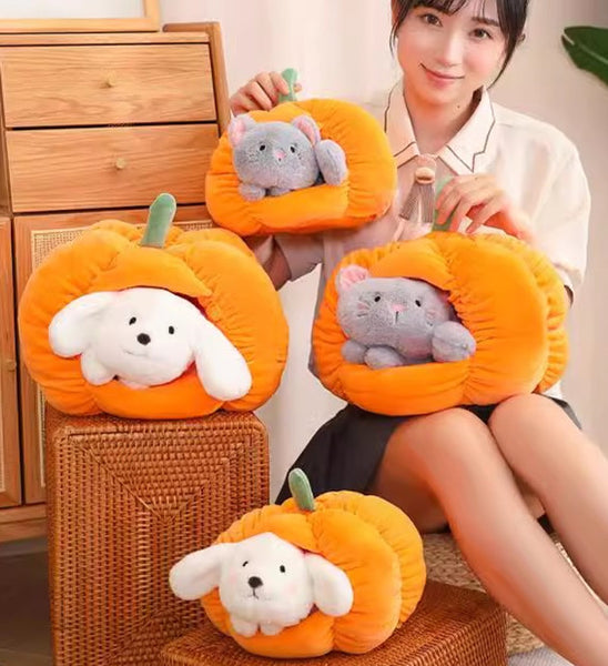 Cute Dog and Cat Plush Hold Pillow JK3643