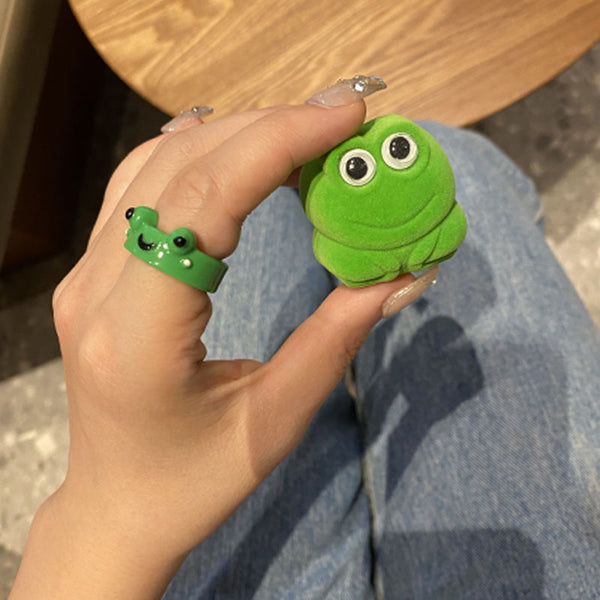 Cute Frog Ring JK3547