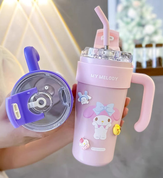 Cartoon Vacuum Water Bottle J3703