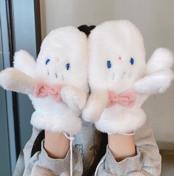 Cute Ears Gilrs Gloves JK3693