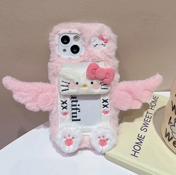 Soft Kitty Phone Case for iphone 11/11pro/11pro max/12/12pro/12pro max/12mini/13/13pro/13pro max/14/14pro/14plus/14pro max/15/15pro/15pro max JK3797