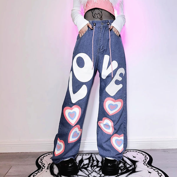 Fashion Love Jeans Pants JK3662