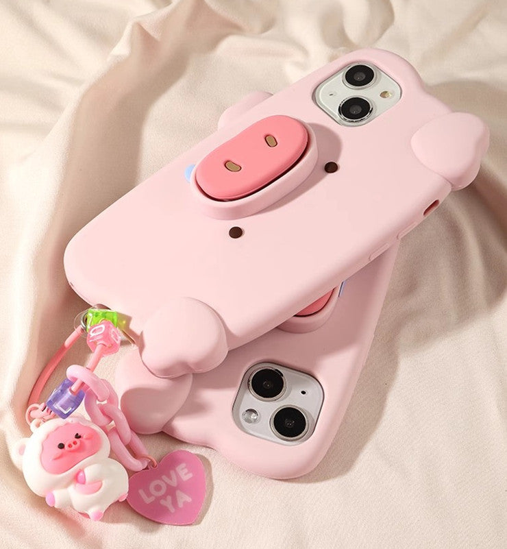 Custodia per iPhone 7 Plus/8 Plus cute pig