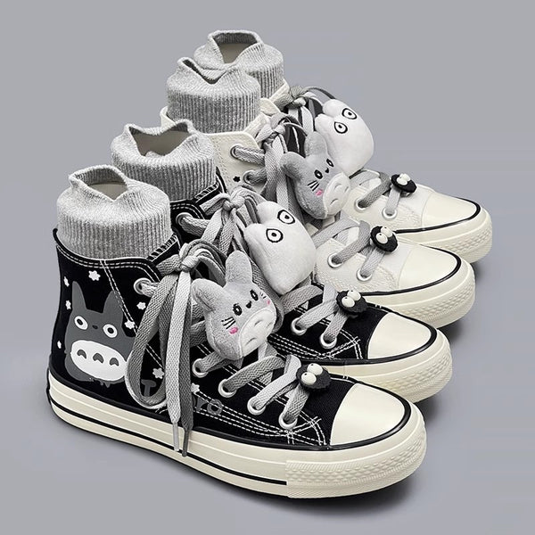 Kawaii Totoro Canvas Shoes JK3634