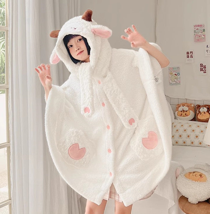 Lovely Sheep Cloak Blanket JK3572