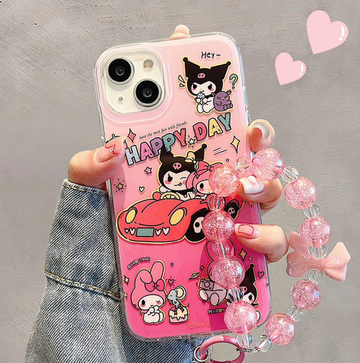 Lovely Kuromi Phone Case for iphone 11/11pro/11pro max/12/12pro/12pro max/12mini/13/13pro/13pro max/14/14pro/14plus/14pro max JK3558