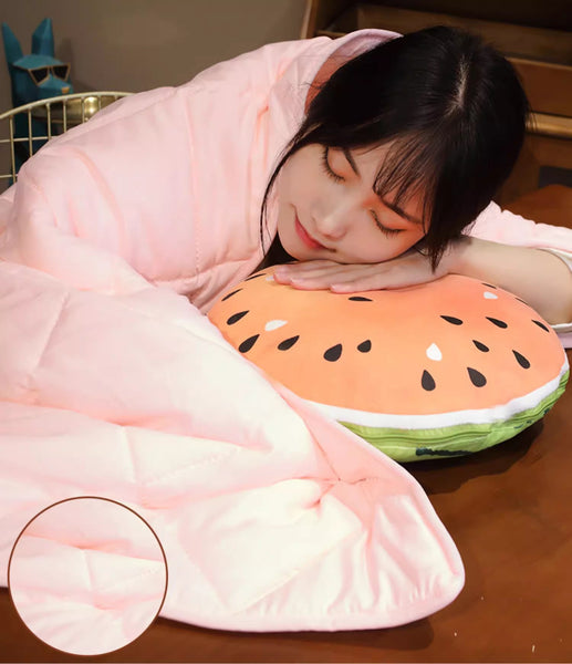 Sweet Fruits Pillow And  Blanket JK3610