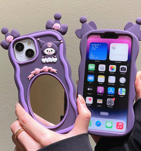 Cute Kuromi Phone Case for iphone 11/11pro/11pro max/12/12pro/12pro max/12mini/13/13pro/13pro max/14/14pro/14plus/14pro max JK3705