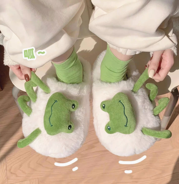Lovely Frog Slippers JK3713