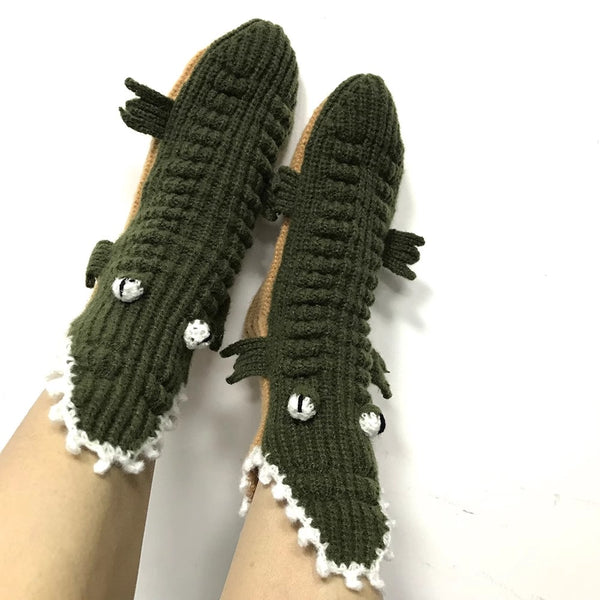 Funny Crocodile Socks JK3787