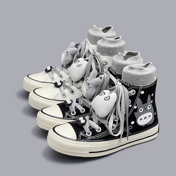 Kawaii Totoro Canvas Shoes JK3634