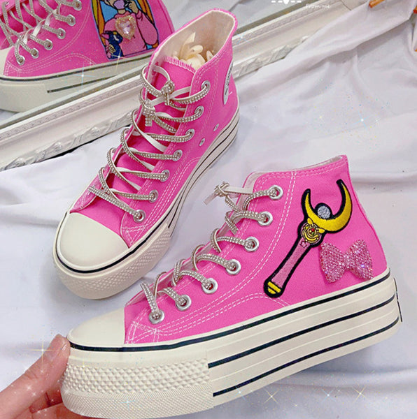 Kawaii Sailormoon Canvas Shoes JK3623