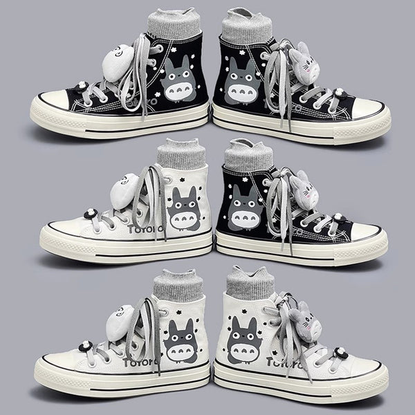 Kawaii Totoro Canvas Shoes JK3634