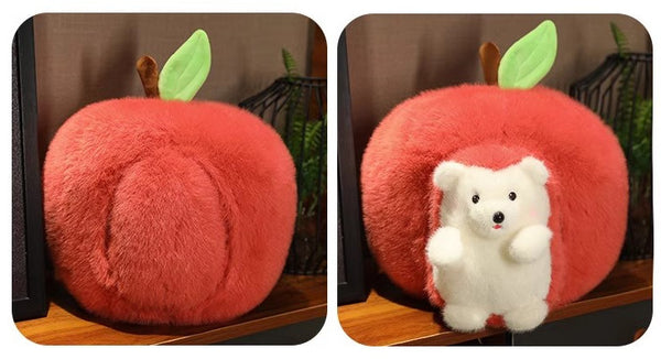 Cute Apple Plush Hold Pillow JK3812