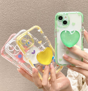 Cute Heart Phone Case for iphone XR/XS Max/11/11pro max/12/12pro/12pro max/13/13pro/13pro max JK3538