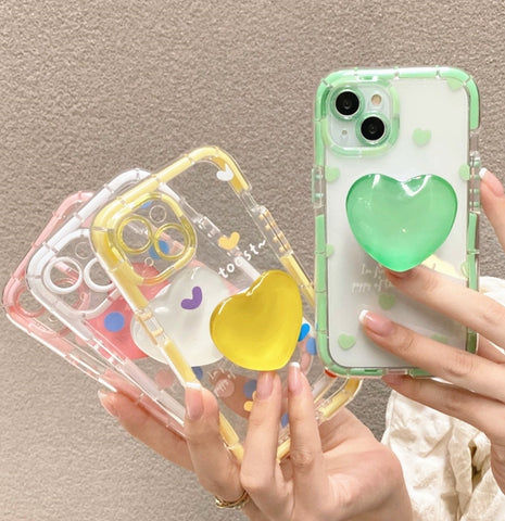 Cute Heart Phone Case for iphone XR/XS Max/11/11pro max/12/12pro/12pro max/13/13pro/13pro max JK3538