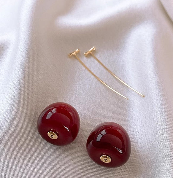 Fashion Cherry Earrings JK3860