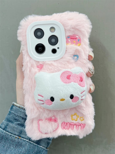 Soft Kitty Phone Case for iphone 11/11pro/11pro max/12/12pro/12pro max/12mini/13/13pro/13pro max/14/14pro/14plus/14pro max/15/15pro/15pro max JK3727