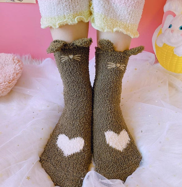 Lovely Cats Paw Socks JK3771