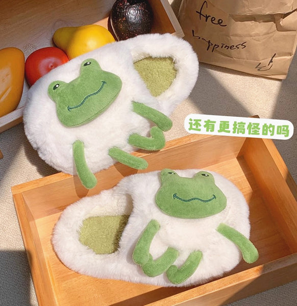 Lovely Frog Slippers JK3713