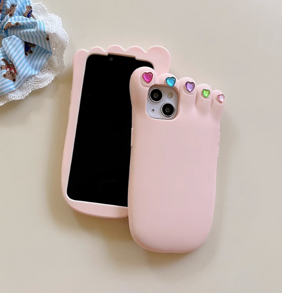 Cute Foot Phone Case for iphone 11/11pro/11pro max/12/12pro/12pro max/12mini/13/13pro/13pro max/14/14pro/14plus/14pro max JK3633