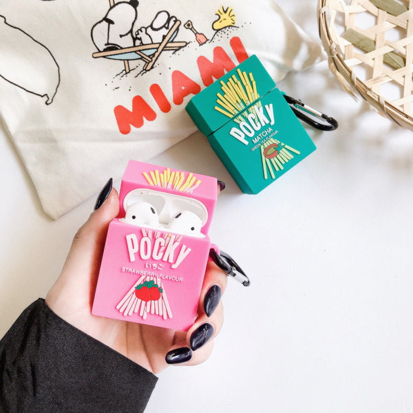 Cute Pocky Airpods Protector Case JK2018