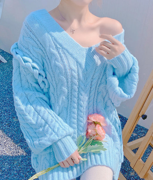 Fashion Blue Girls Sweater JK2763