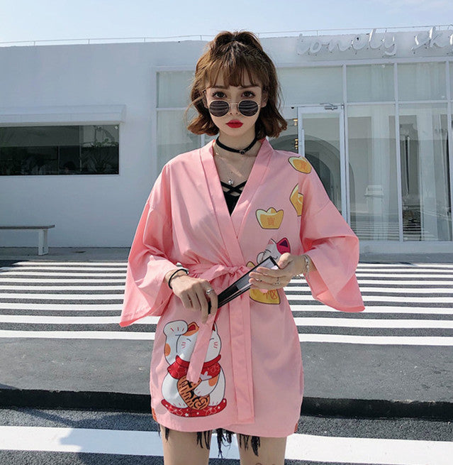 Lucky Cats Summer Coat JK2168 – Juvkawaii