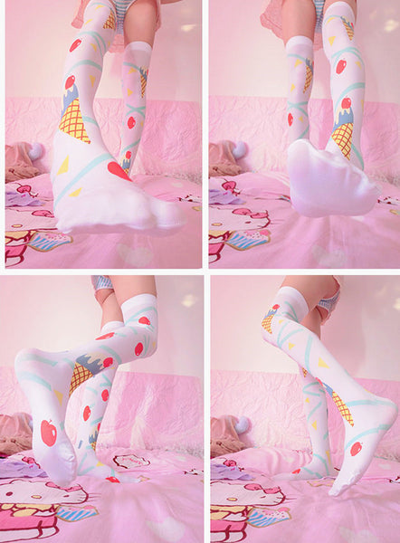 Cute Apple Long Socks JK1510