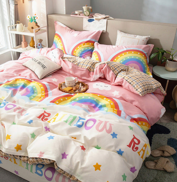 Fashion Rainbow Bedding Set JK2901