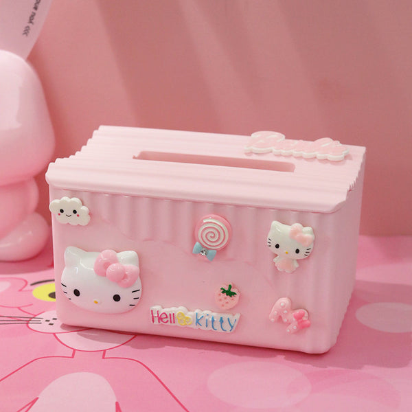 Hello kitty and Rabbit Tissue Box JK1591