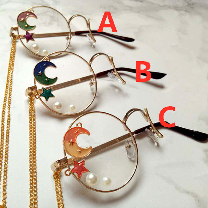 Lolita Moon One-sided Glasses JK1927 – Juvkawaii