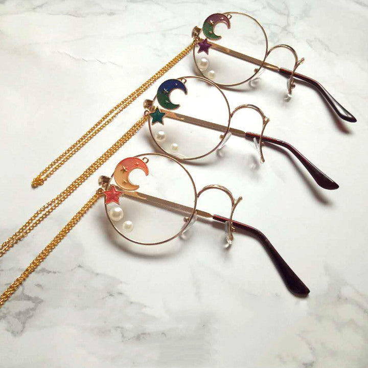 Lolita Moon One-sided Glasses JK1927 – Juvkawaii