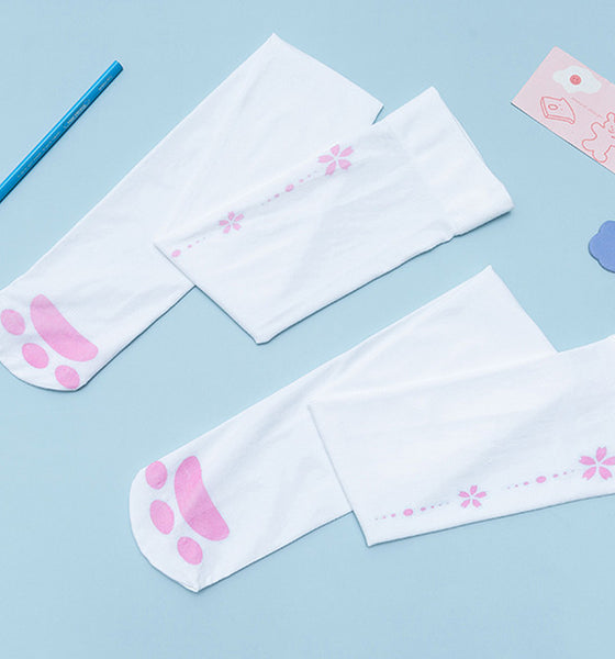 Sakura Cat Paw Socks JK2582
