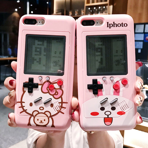 Hello Kitty Game Machine Phone Case for iphone 6/6s/6plus/7/7plus/8/8P/X/XS/XR/XS Max JK1174