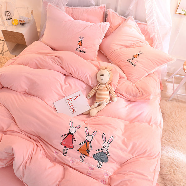 Lovely Rabbits Bedding Set JK2054