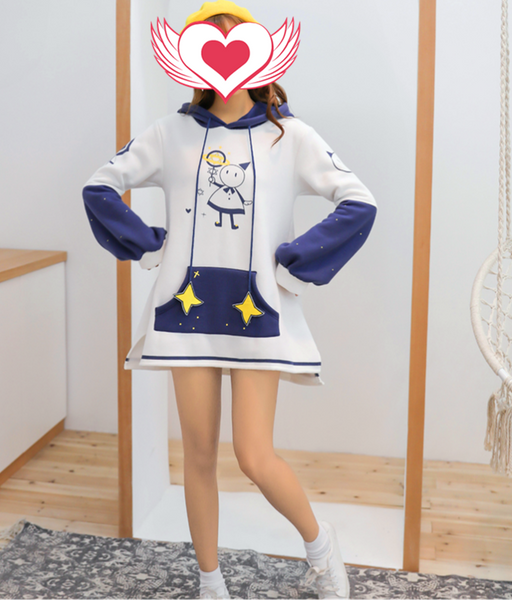 Kawaii Star Coat Dress JK1011