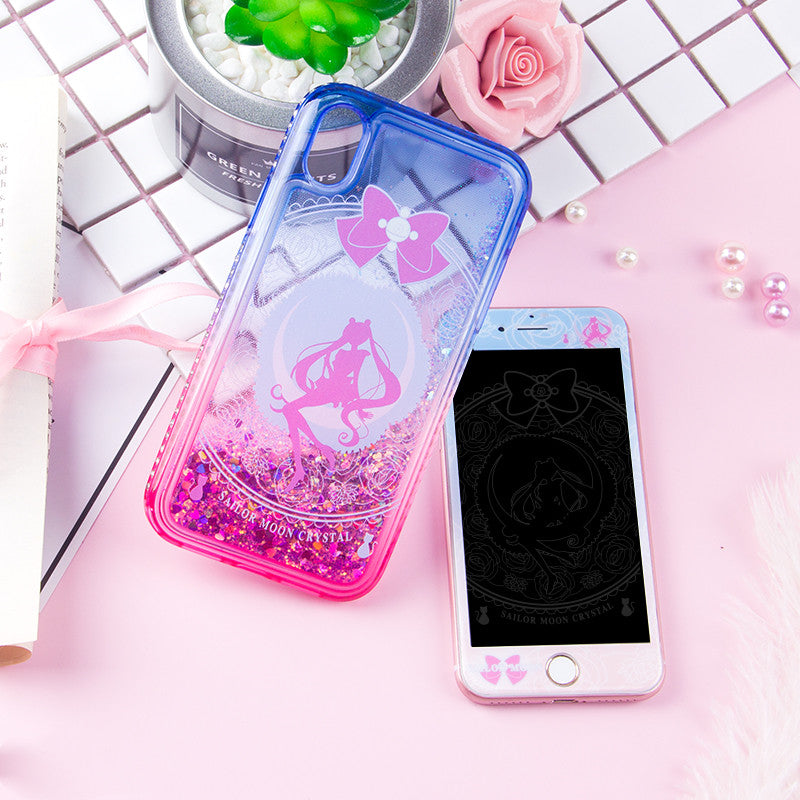 Cute Quicksand Usagi Phone Case for iphone 6/6s/6plus/7/7plus/8/8P/X/XS/XR/XS Max JK1278