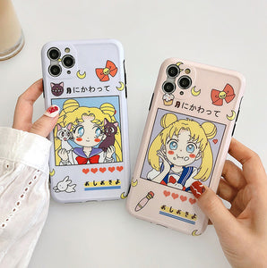 Lovely Usagi Phone Case for iphone7/7plus/8/8P/X/XS/XR/XS Max/11/11 pro/11 pro max JK2158